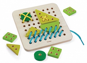 Набор со шнуровкой Планшет (Plan Toys, 5372k) Набор со шнуровкой Планшет (Plan Toys, 5372k)